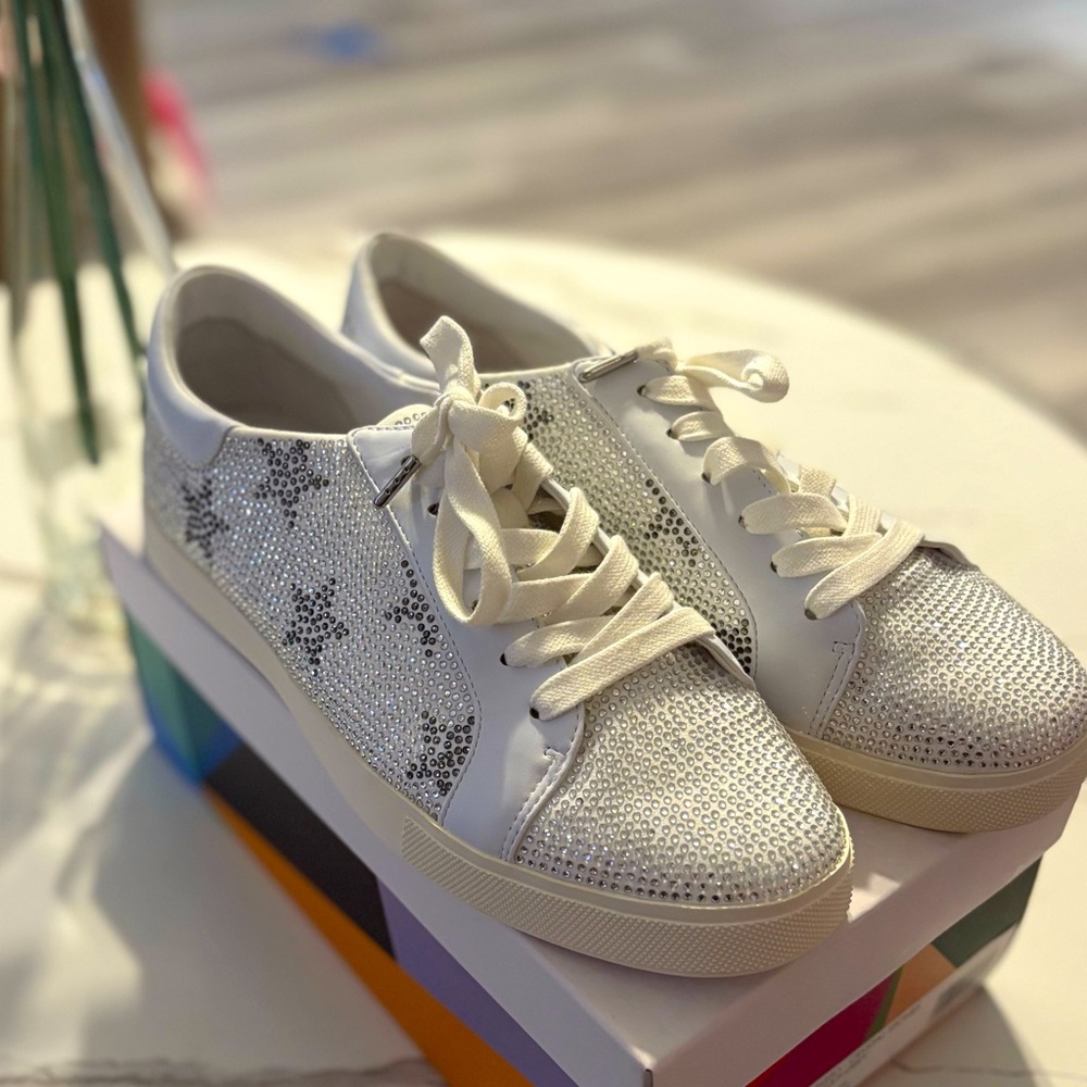 Katy Perry Crystal Stone Sneakers